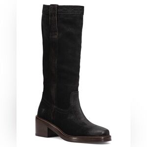 Frye Black Suede Boots for Women
